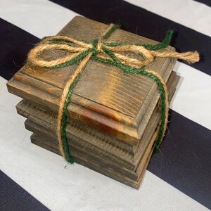 Wood coasters
